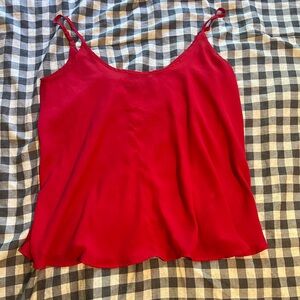 Apt. 9 Flowy Red Spaghetti Strap Tank Top